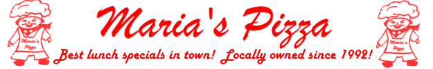 Maria's Pizza - Erie, PA - 814-866-5499 - Erie's best lunch specials and gluten free pizza!